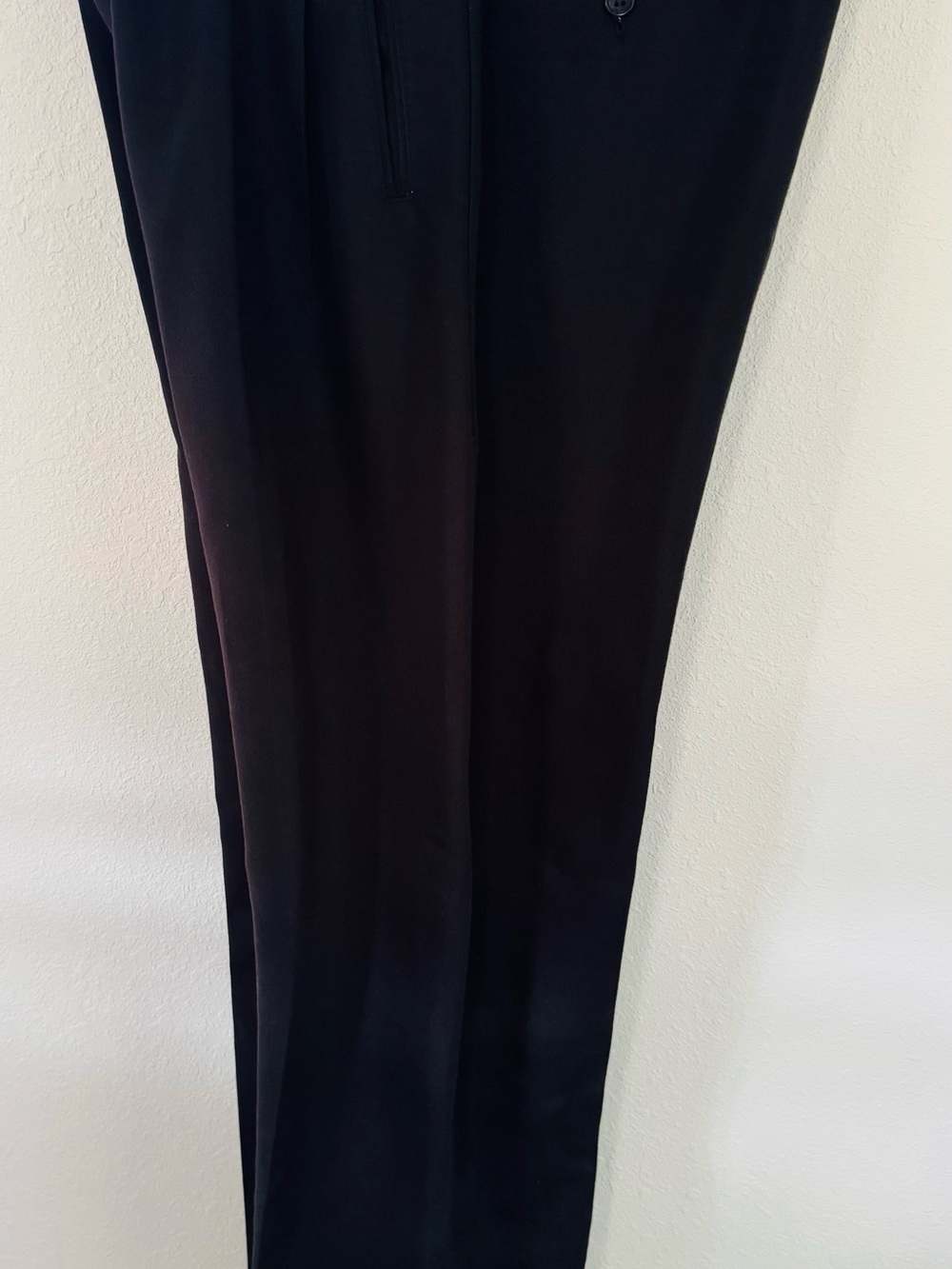 Haggar Black Men's Dress Pants - Sleek Straight Leg Size 36X32